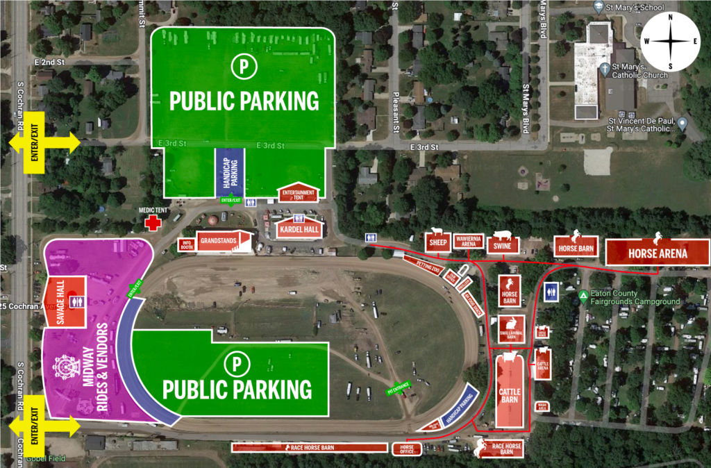 Fairgrounds Map - Eaton County Fair